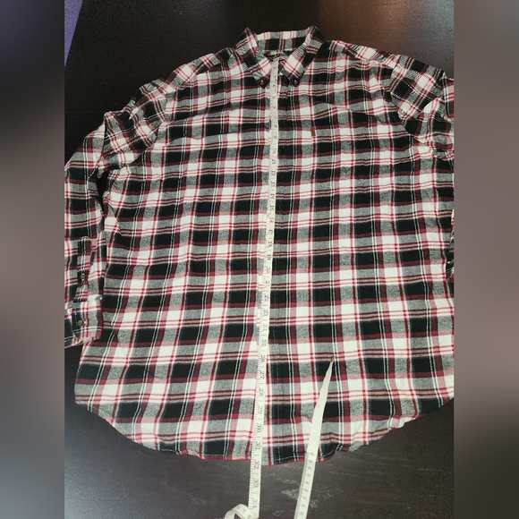 Chaps Performance Button Down Flannel - Picture 3 of 6
